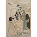 Reproductie van het schilderij Provincie Settsu (Zes rivieren in de mode) - Kitagawa Utamaro