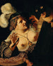 Een allegorie van het zintuig van het zien - Pseudo Caroselli — weergave van het kunstwerk