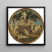 Putti met een wijnpers - Volgeling van Raphael — ingelijst kunstwerk aan de muur