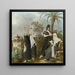 Four women in Spanish costume - Otto Howen — framed artwork on a wall