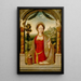 Marie Madeleine - Quentin Massys — framed artwork on a wall