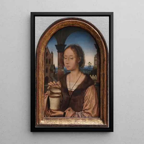 Sainte Marie Madeleine - Quentin Massys — framed artwork on a wall