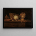 Keuken stilleven schilderij - Quirijn van Brekelenkam — ingelijst kunstwerk aan de muur
