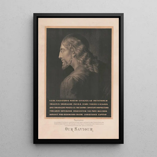 Notre Sauveur - RW Carroll Co — ingelijst kunstwerk aan de muur