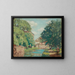 Sentier de halage au bord du canal à New Hope - Rae Sloan Bredin — ingelijst kunstwerk aan de muur