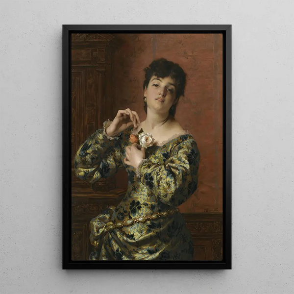 La touche finale - Raffaele Giannetti — ingelijst kunstwerk aan de muur