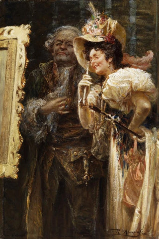 Raffaello Armenise - Painting in the Artists Studio.webp