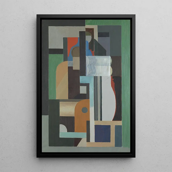 Composition - Ragnhild Kaarbø — ingelijst kunstwerk aan de muur