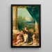 Allégorie de la peinture et de la musique - Raimund von Wichera — ingelijst kunstwerk aan de muur