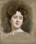 Een jonge schoonheid - Raimundo de Madrazo y Garreta — weergave van het kunstwerk