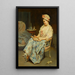 Un moment de réflexion - Raimundo de Madrazo y Garreta — framed artwork on a wall