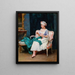 Aline - Raimundo de Madrazo y Garreta — ingelijst kunstwerk aan de muur