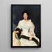 Portret van een dame - Raimundo de Madrazo y Garreta — ingelijst kunstwerk aan de muur