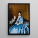 Portret van mevrouw Clotilde de Cándamo en haar zoon Carlos - Raimundo de Madrazo y Garreta — ingelijst kunstwerk aan de muur