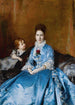 Portret van mevrouw Clotilde de Cándamo en haar zoon Carlos - Raimundo de Madrazo y Garreta — weergave van het kunstwerk