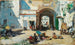 Straatscène - Raimundo de Madrazo y Garreta — weergave van het kunstwerk