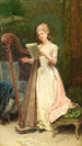 La répétition - Raimundo de Madrazo y Garreta — weergave van het kunstwerk