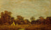 Kampement bij Zonsondergang - Ralph Albert Blakelock — weergave van het kunstwerk
