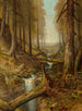 Binnen in het bos - Ralph Albert Blakelock — weergave van het kunstwerk