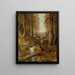 Binnen in het bos - Ralph Albert Blakelock — ingelijst kunstwerk aan de muur