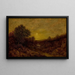 Lueur dorée - Ralph Albert Blakelock — ingelijst kunstwerk aan de muur