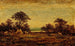 Kamping van de indiaan - Ralph Albert Blakelock — weergave van het kunstwerk