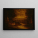 van het grote schilderij "Hors des ombres grandissantes" door Ralph Albert Blakelock — ingelijst kunstwerk aan de muur