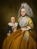 Molly Marsh Seymour Mme Moses Seymour en haar zoon Epaphroditus - Ralph Earl — weergave van het kunstwerk
