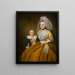 Ralph Earl - Molly Marsh Seymour Mrs Moses Seymour and son Epaphroditus.webp