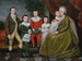 Madame Noah Smith en haar kinderen - Ralph Earl — weergave van het kunstwerk