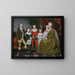 Madame Noah Smith en haar kinderen - Ralph Earl — ingelijst kunstwerk aan de muur