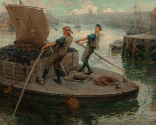 Ralph Hedley - Working on the Tyne Newcastle.webp