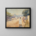 Een straat in Hyderabad, Deccan, India - Ralph Wormeley Curtis — ingelijst kunstwerk aan de muur