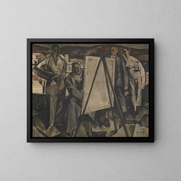 The Painter Ramah 1922 - Ramah — framed artwork on a wall