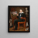 De jonge kunstenaar - Randall Palmer — ingelijst kunstwerk aan de muur