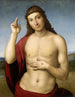 Zegen van Christus Moge de vrede met u zijn - Raphael — weergave van het kunstwerk