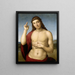 Zegen van Christus Moge de vrede met u zijn - Raphael — ingelijst kunstwerk aan de muur
