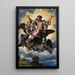 The Vision of Ezekiel - Raphael — framed artwork on a wall