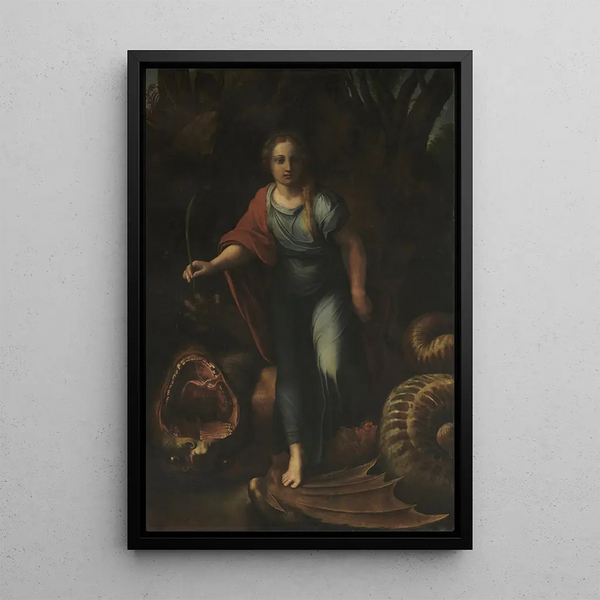 Sainte Marguerite - Raphaël — ingelijst kunstwerk aan de muur