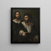 Zelfportret met een vriend - Raphaël — ingelijst kunstwerk aan de muur