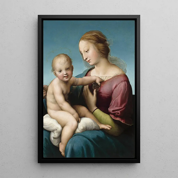 La Madone Niccolini-Cowper - Raphaël — ingelijst kunstwerk aan de muur