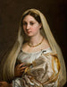 Vrouw met sluier - Raphael — weergave van het kunstwerk