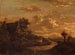 Landschap bij zonsondergang - Raphael Govertsz Camphuysen — weergave van het kunstwerk