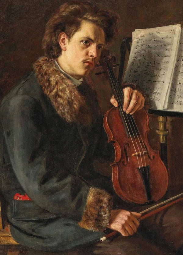 Le Violoniste - Raphael Rosenberger — ingelijst kunstwerk aan de muur
