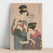 Reproductie van het schilderij Rat en paard - Kitagawa Utamaro