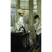 Reproductie van het schilderij Reading the News - James Tissot