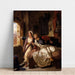 Reproductie van het schilderij Rebecca en de gewonde Ivanhoé - Eugène Delacroix