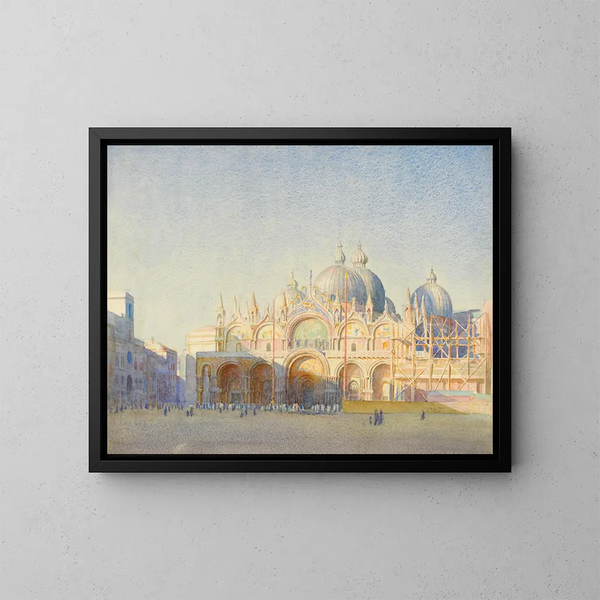 Saint-Marc de Venise - Reginald Barratt — ingelijst kunstwerk aan de muur