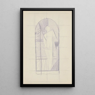 Reijer Stolk - Achterzijde van een staande naakte vrouw.webp