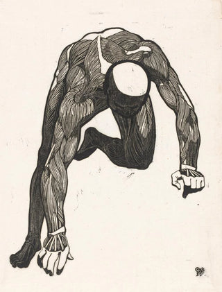 Reijer Stolk - Anatomische studie van de hals arm en beenspieren van een man.webp